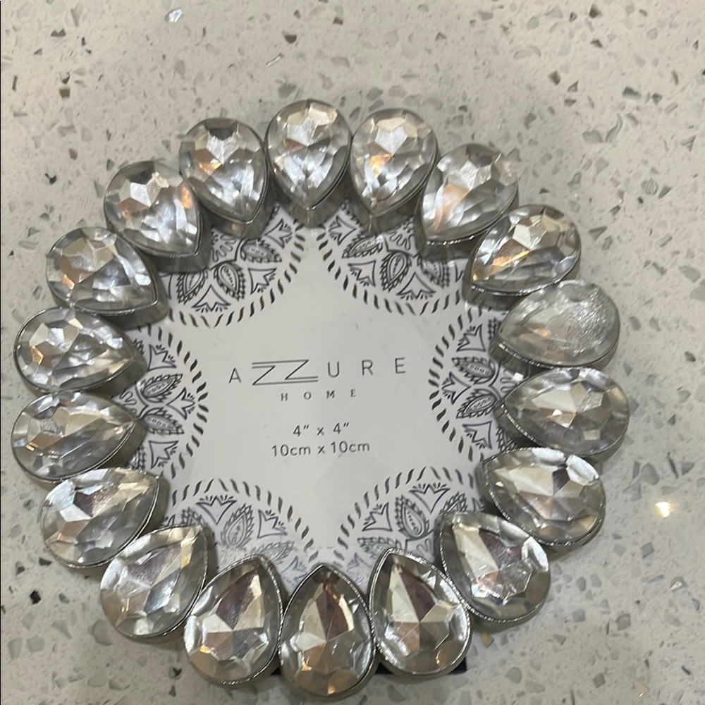 Azzure Home Silver Gem Frame